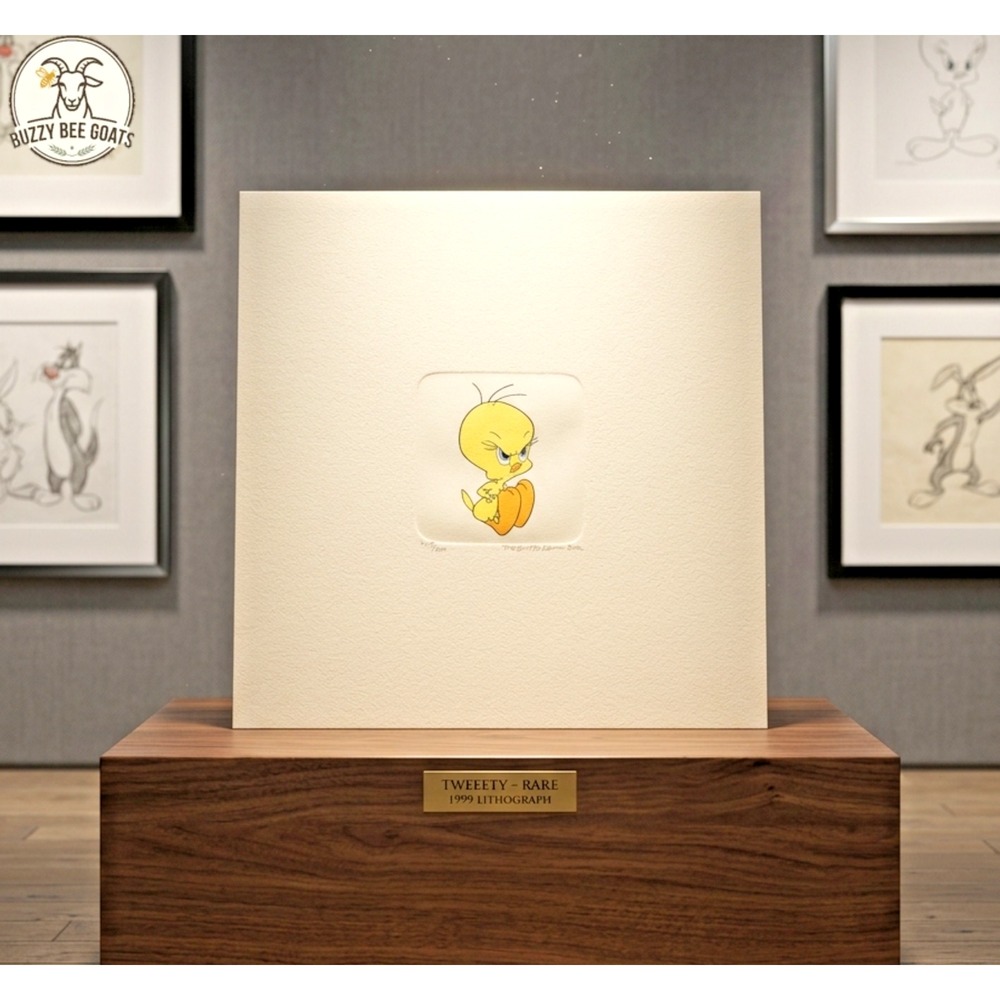 Hand-painted Etching, Warner Bros.Tweety Bird, Limited Edition 1999